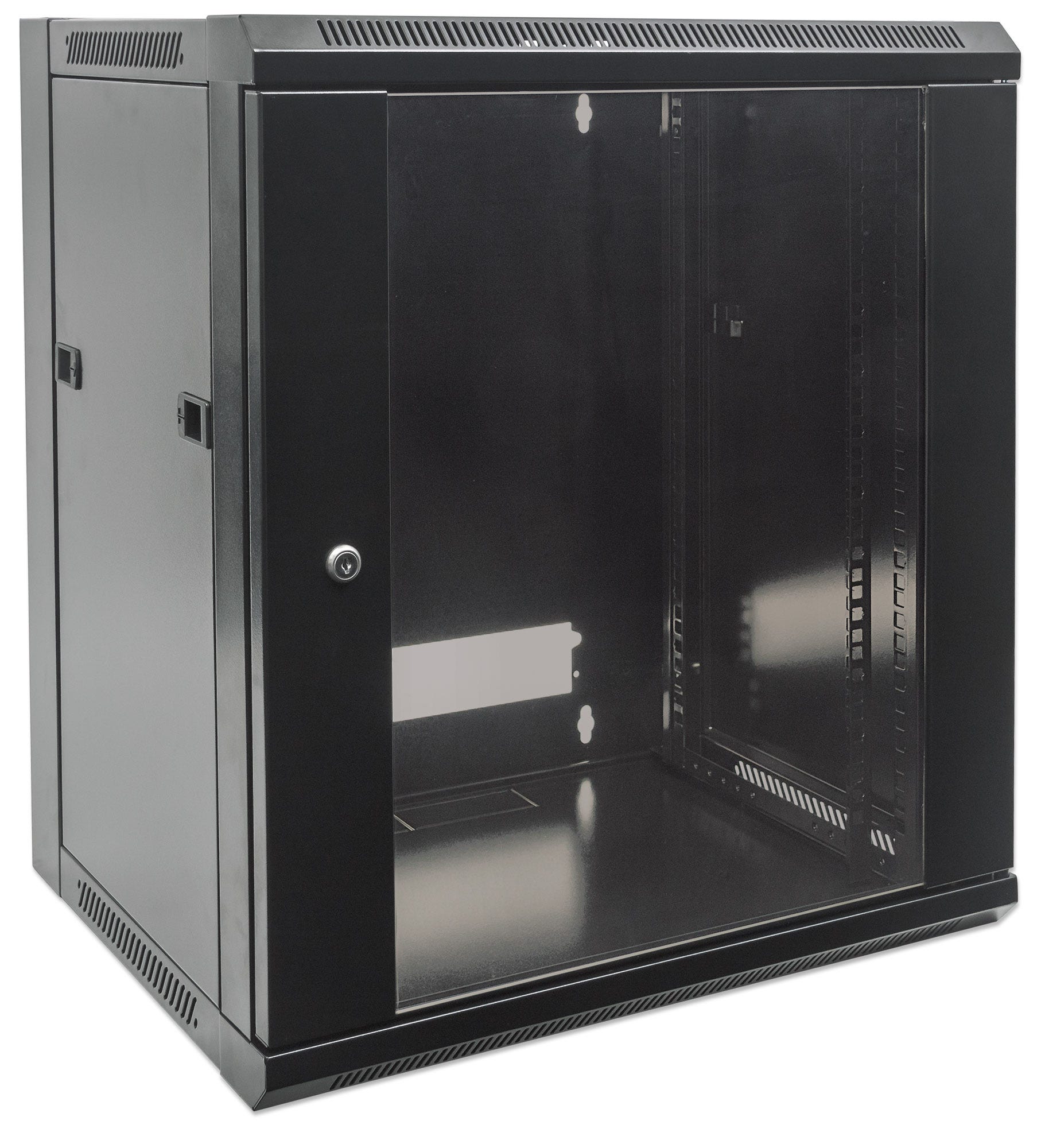 Intellinet Wandverteiler 9U 570x450mm schwarz unmontiert