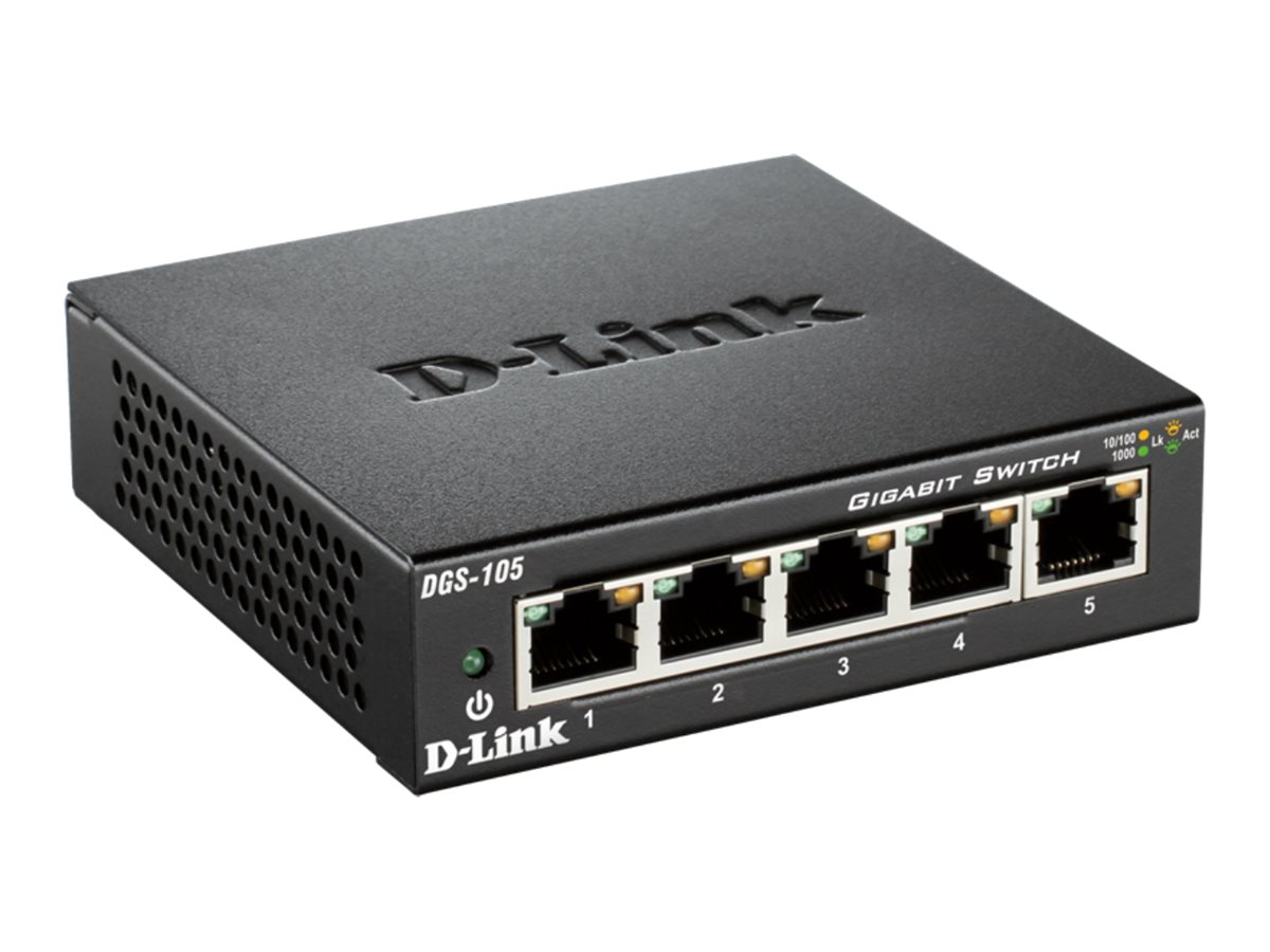 D-Link DGS-105 5-Port Gigabit Switch