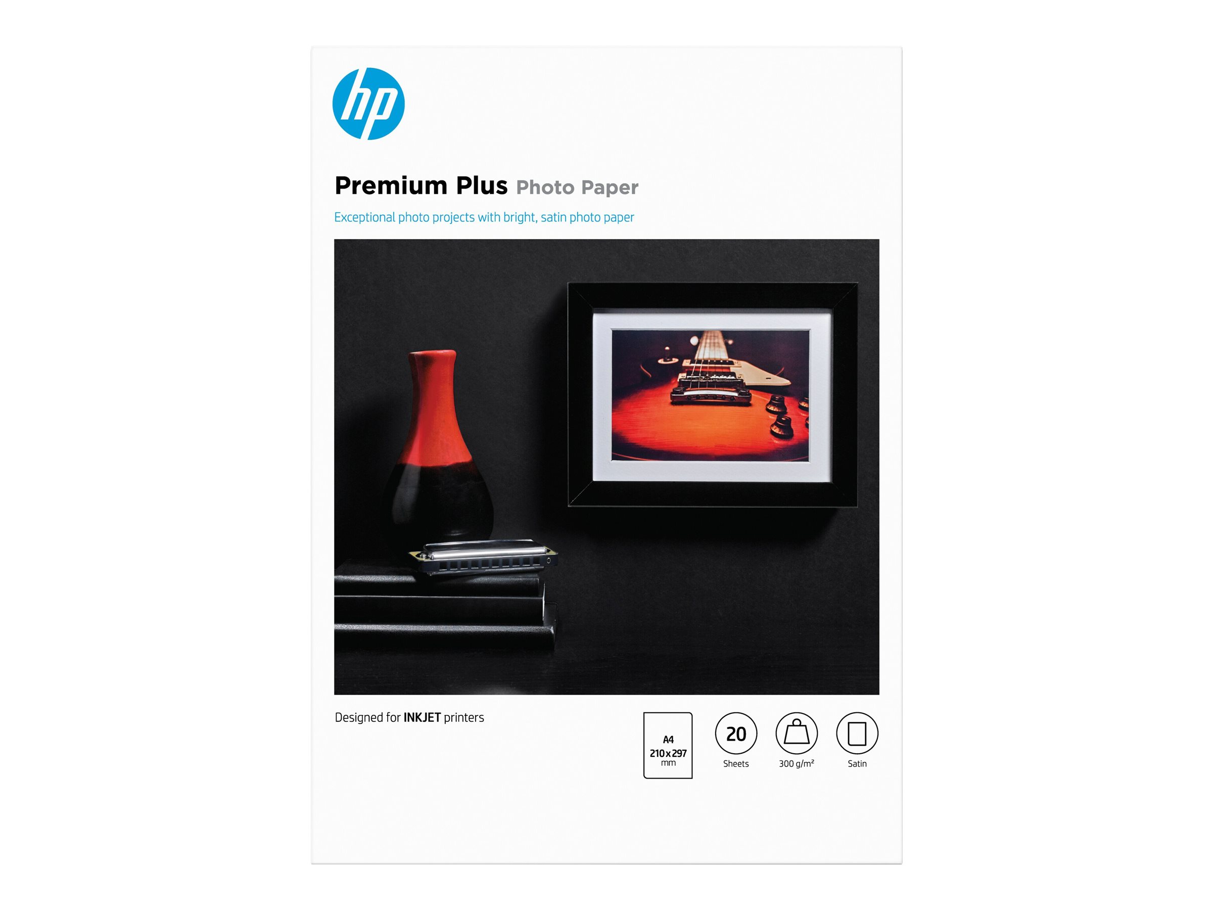 HP Premium Plus Fotopapier A4 Halbglänzend