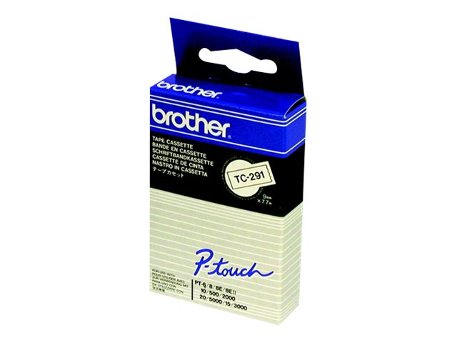 Brother TZe-S651 Schwarz auf Gelb extra starker Klebstoff