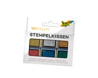 Folia Stempelkissen metallic gold silber kupfer