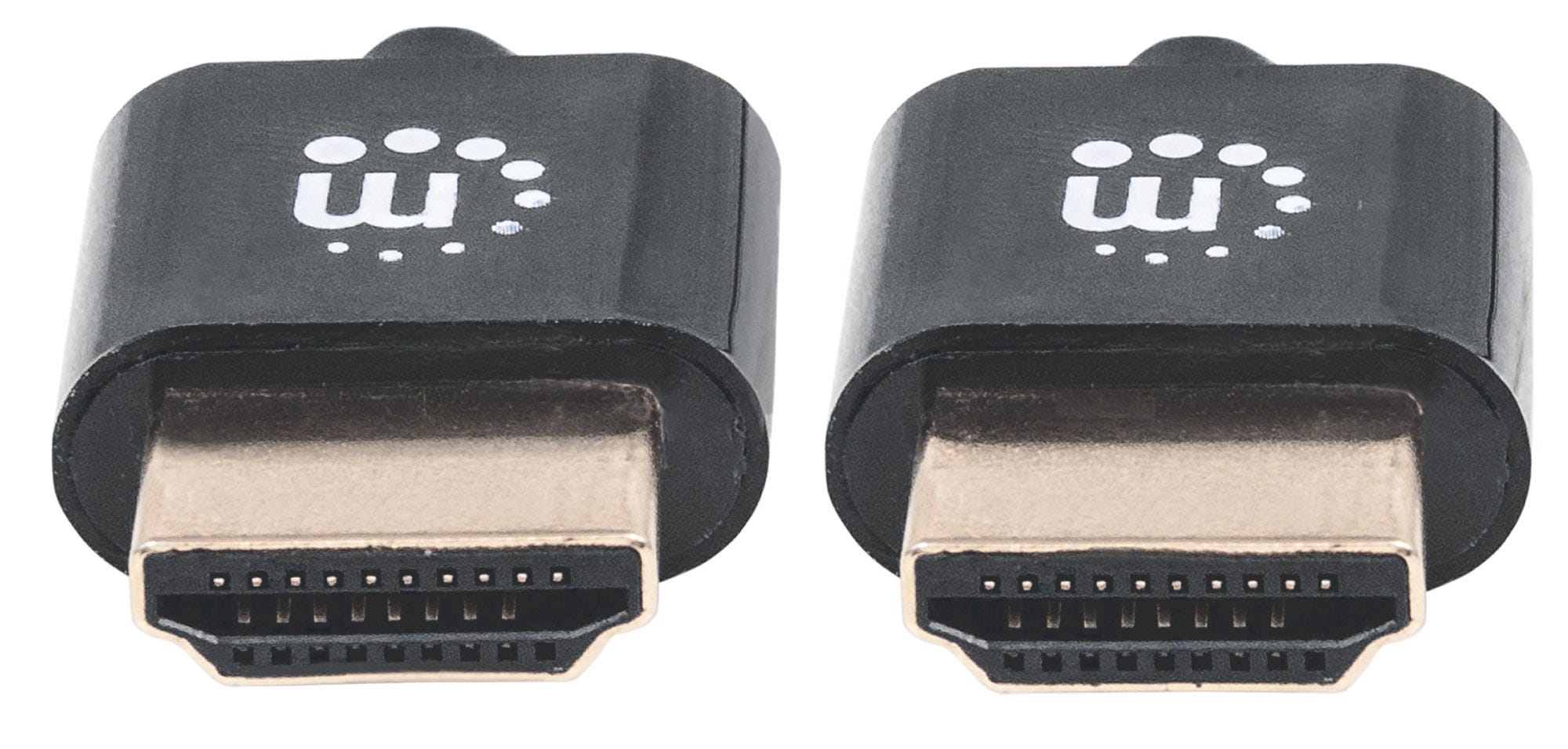 Manhattan HDMI-Kabel Ethernet ultradünn schwarz 0,5 m