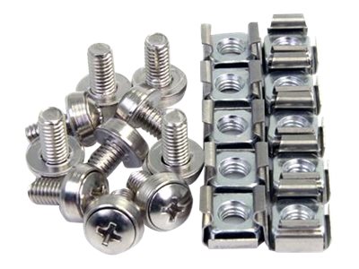 StarTech.com M6 Montageschrauben Käfigmuttern 100 Stück
