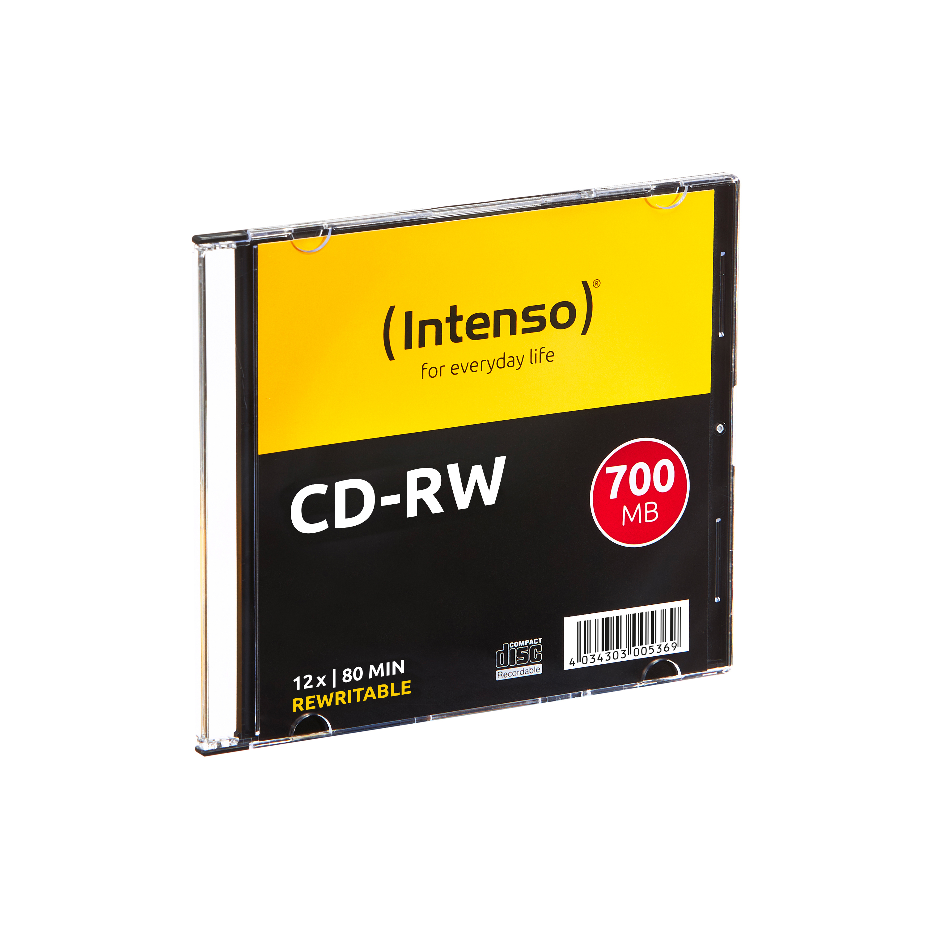 INTENSO CDRW80 700MB 12x 10 SC