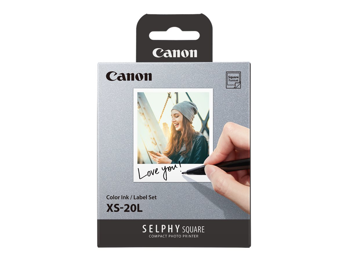 Canon FotopapierSet XS20L 7,2 x 8,5 cm glaenzend 1 Set
