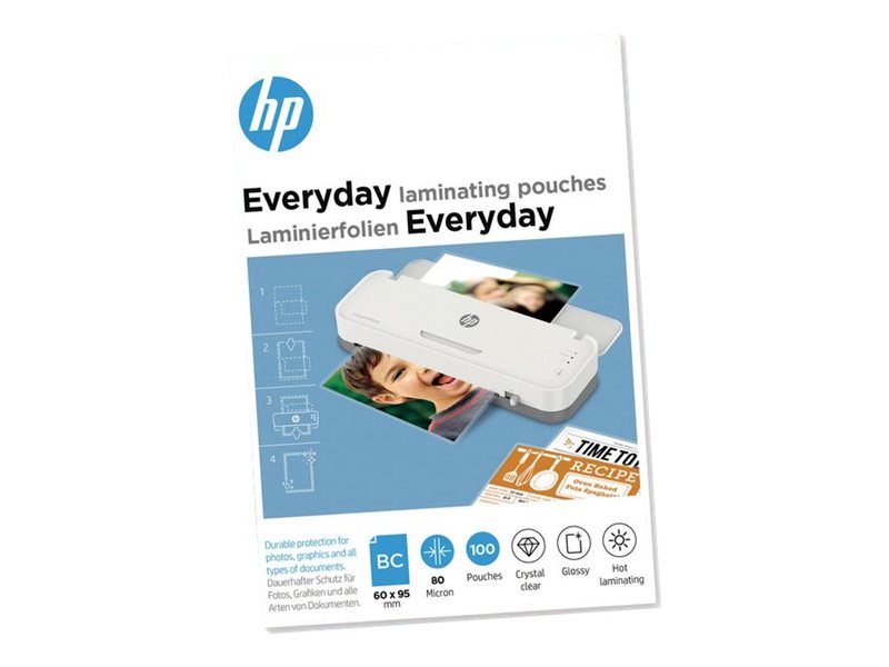 HP Everyday Laminierfolie glänzend 80 Micron 100 Stück