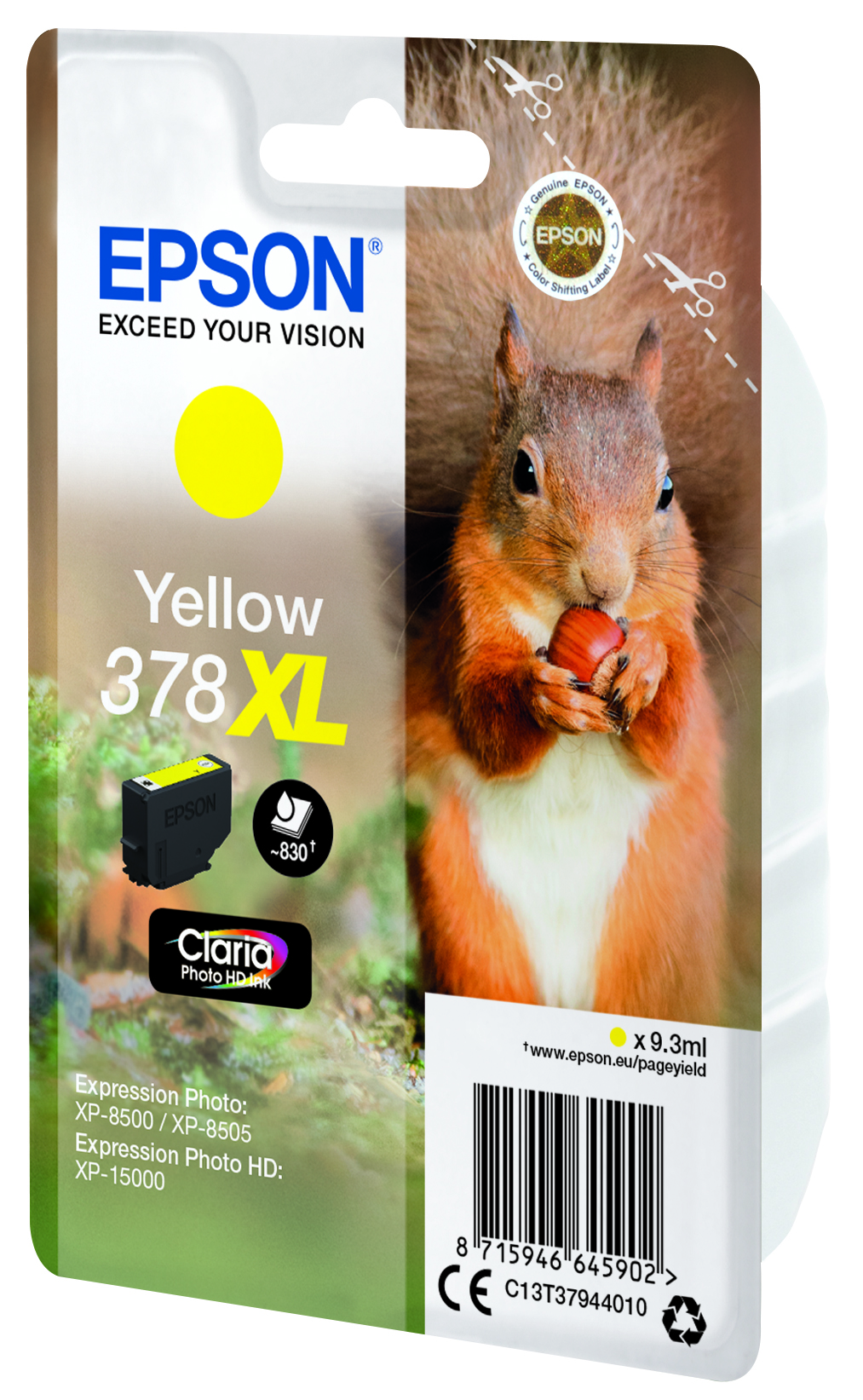 EPSON 378XLT37944 gelb Druckerpatrone