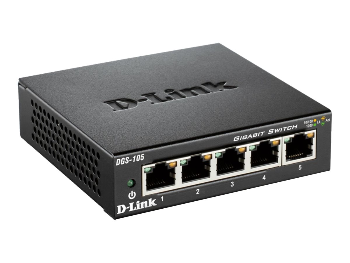 D-Link DGS-105 5-Port Gigabit Switch