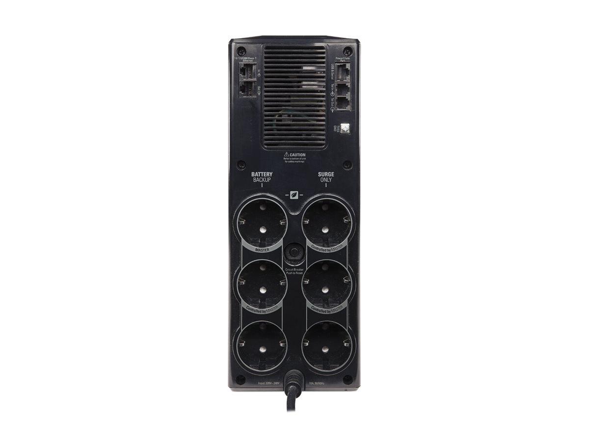 APC BackUPS Pro 1200 UPS AC 230V 720Watt 1200VA USB output connectors 6