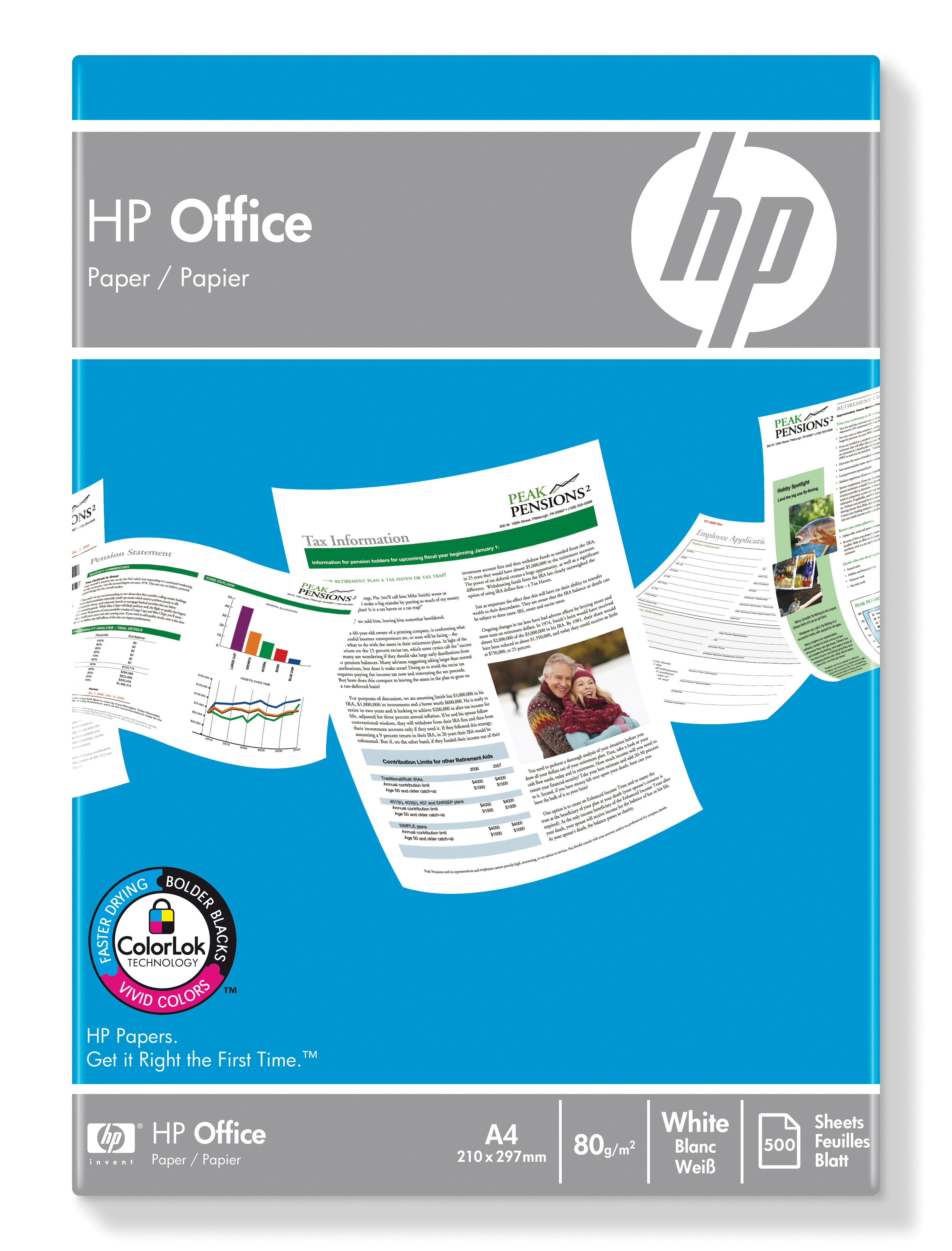 HP Office A4 80 g 2500 Blatt