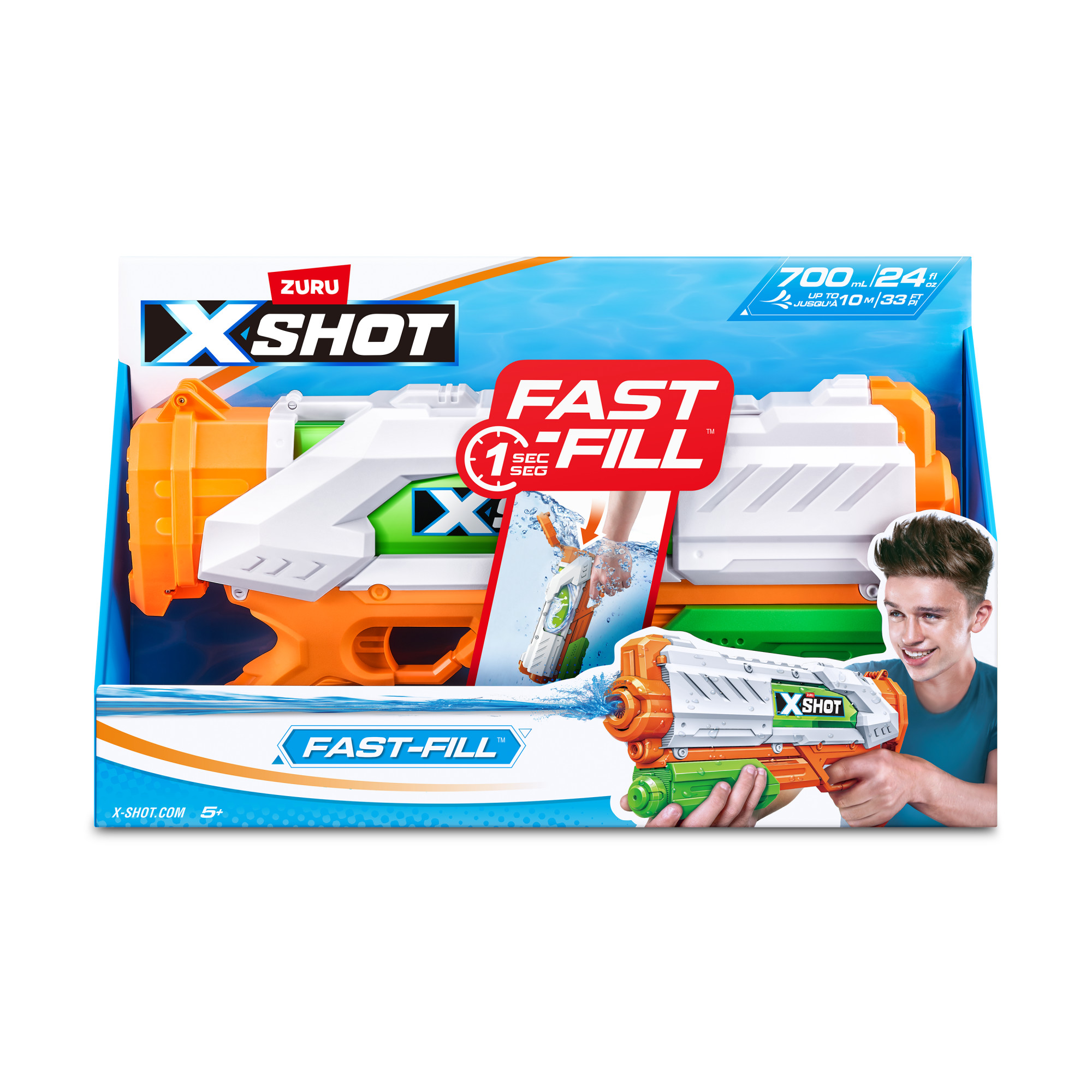 ZURU Wasserpistole XSHOT Fast Fill mehrfarbig, 1 St