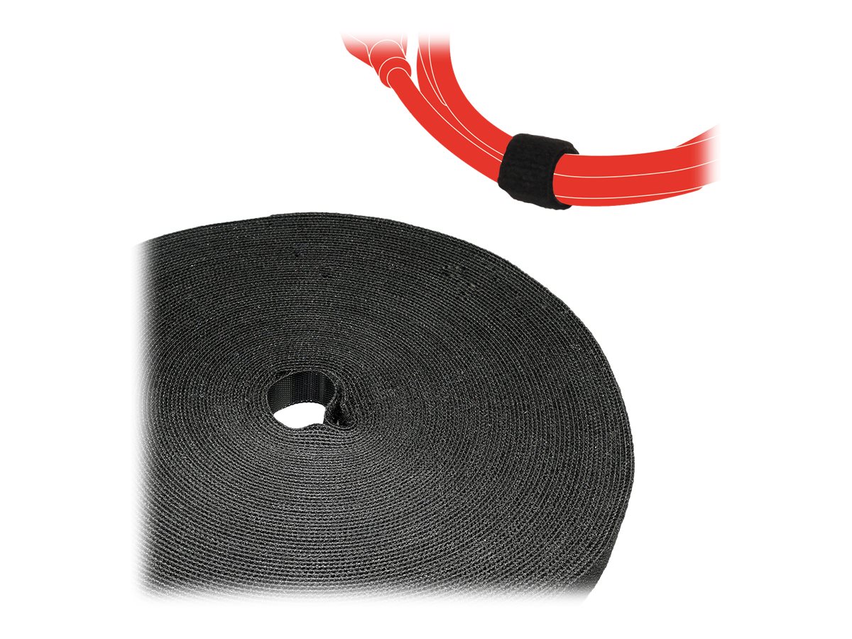 Label-the-cable LTC Pro Roll Strap 25m Schwarz