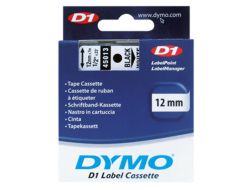 Dymo D1 12mm x 7m Schwarz auf Weiß