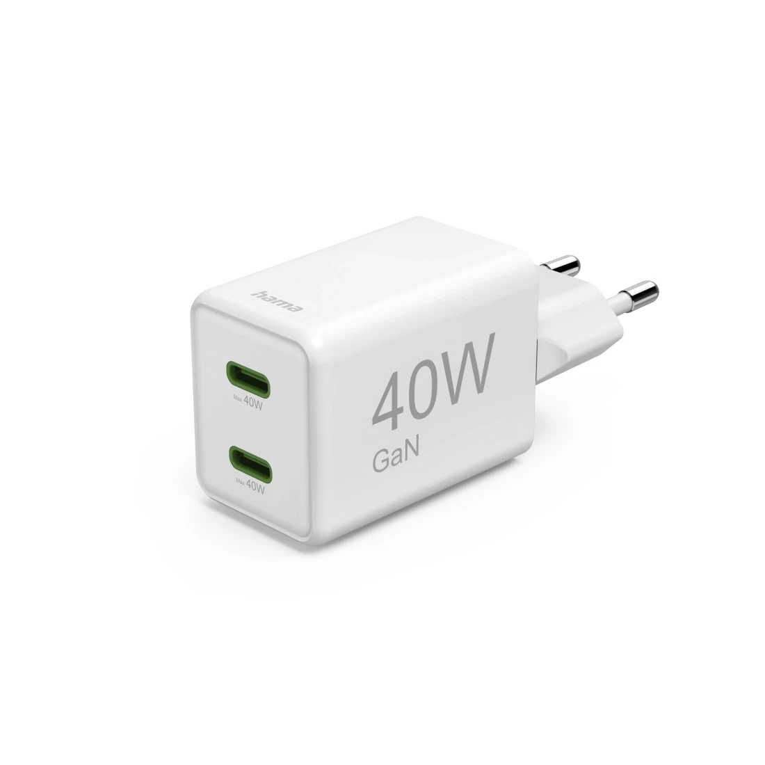 Hama Super Mini Ladeadapter USB‑C Weiß 40W