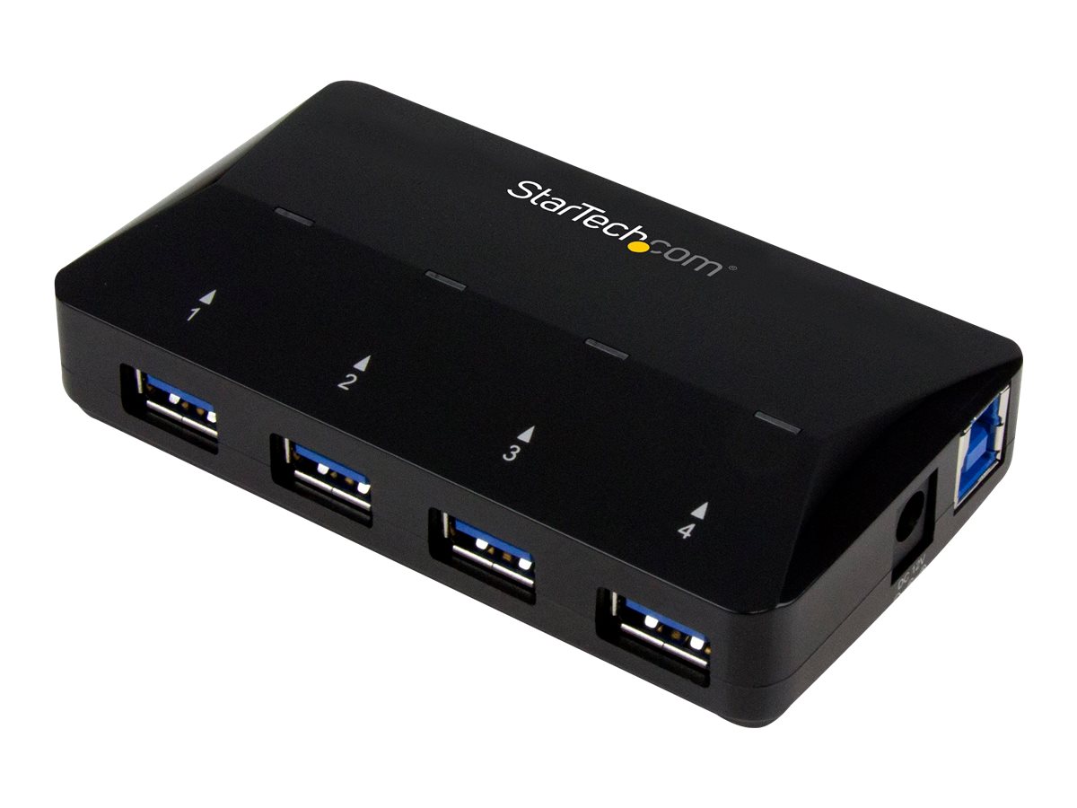 StarTech.com 4 Port USB 3.0 Hub mit dediziertem Ladeanschluss