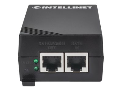 INTELLINET Gigabit PoE Injektor 1 x 30 WattPort IEEE 8023ataf Power over Ethernet PoEPoE Kunststoffgehaeuse