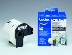 Brother DK-11202 Versandetiketten Schwarz-Weiß 62x100mm