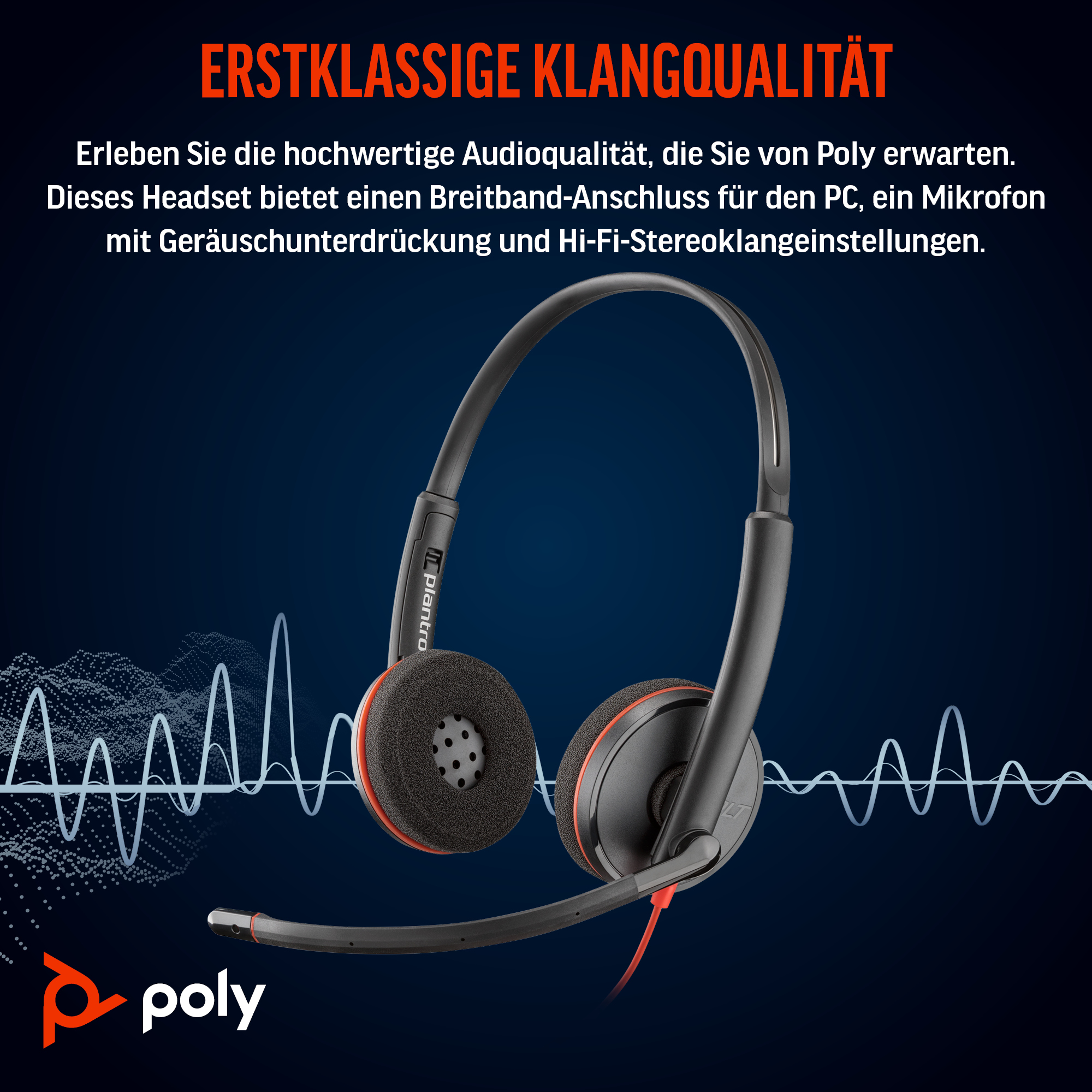 Poly Blackwire 3220 Headset