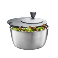 Gefu Rotare Salatschleuder 28180 Edelstahl 3 l
