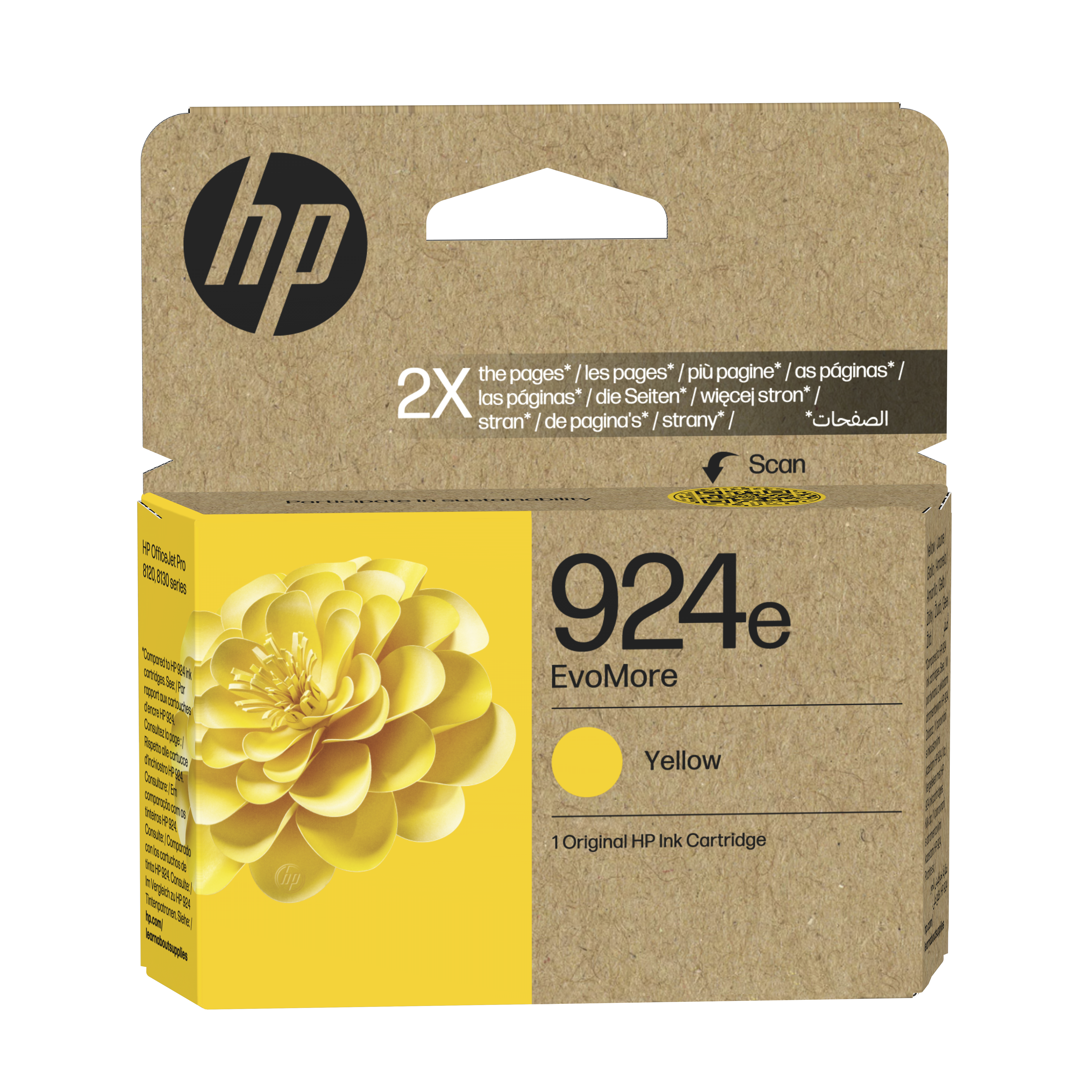 HP 924e EvoMore Gelb
