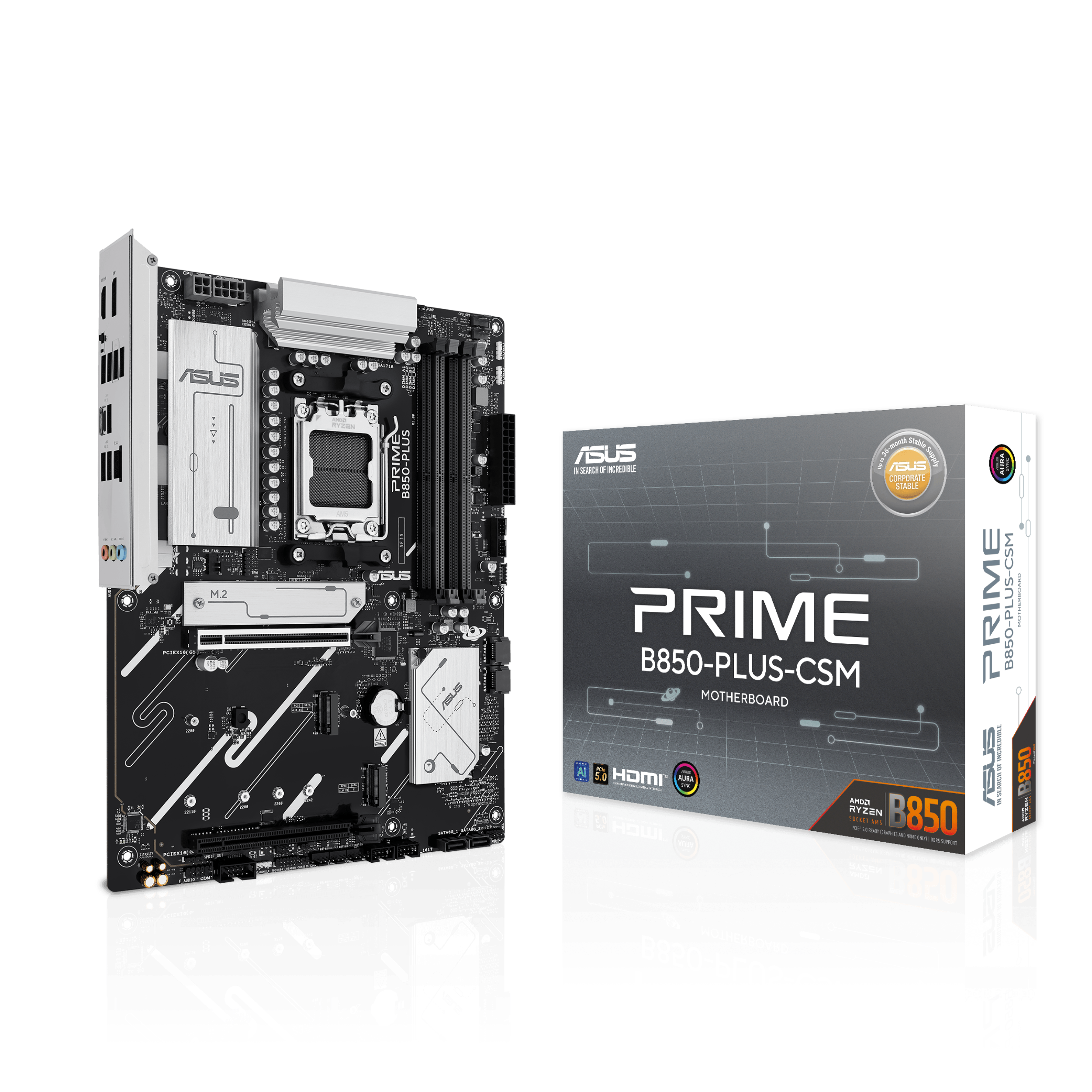 ASUS PRIME B850-PLUS CSM ATX AMD B850 Gigabit LAN