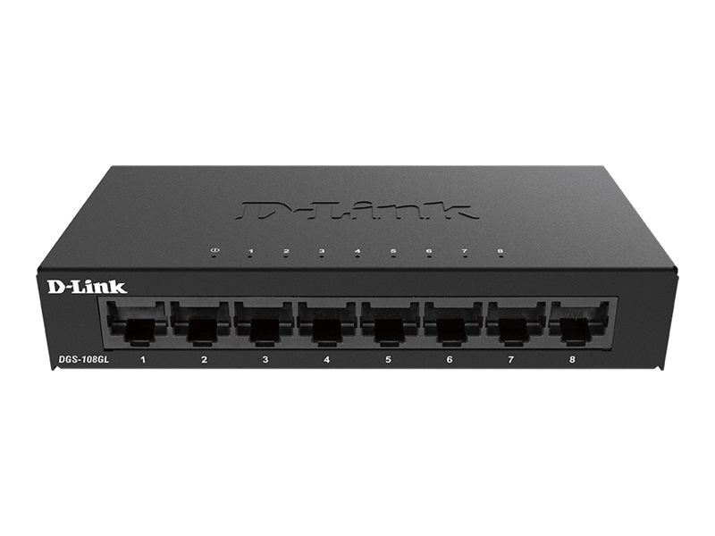 D-Link DGS-108GL 8-Port Gigabit Light Switch