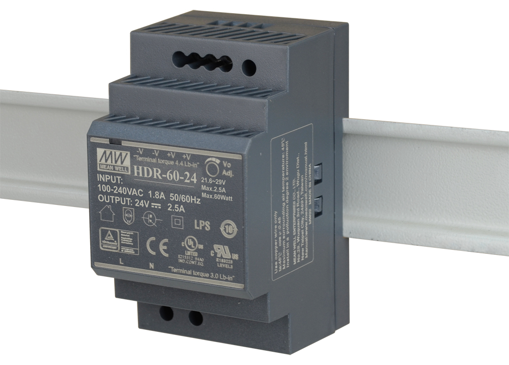 DLINK DISH6024 60W 24VDC Ultra Slim DIN Rail PSU fuer DIS100G DIS200G DIS300G