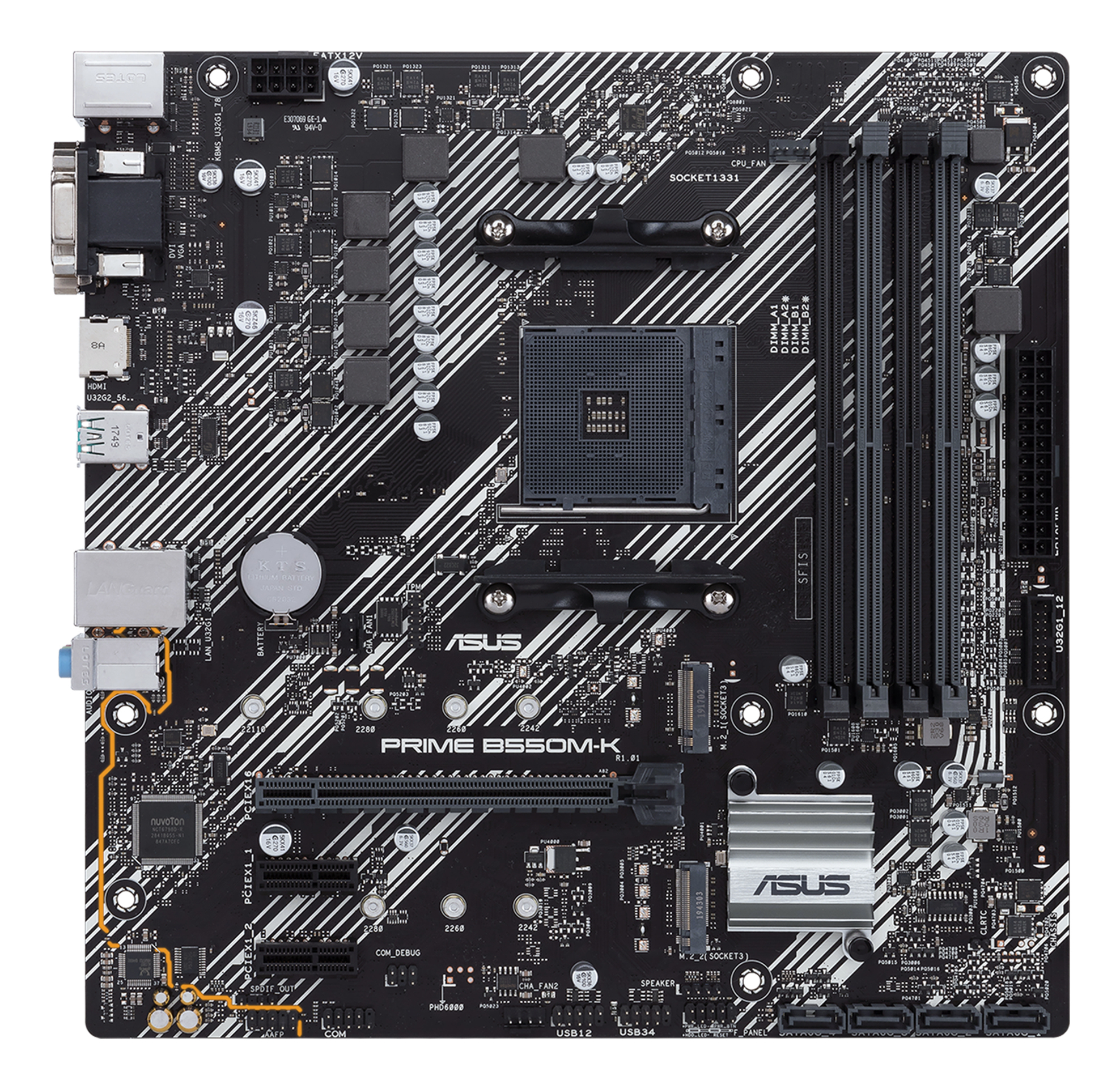 ASUS PRIME B550M-K micro ATX AMD B550 Gigabit LAN