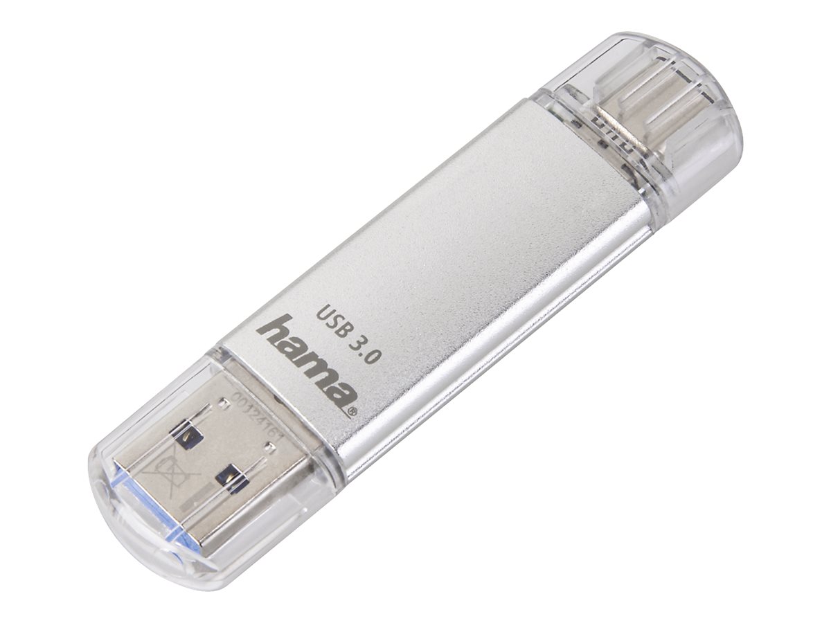 Hama C-Laeta USB-Flash-Laufwerk 128 GB silber