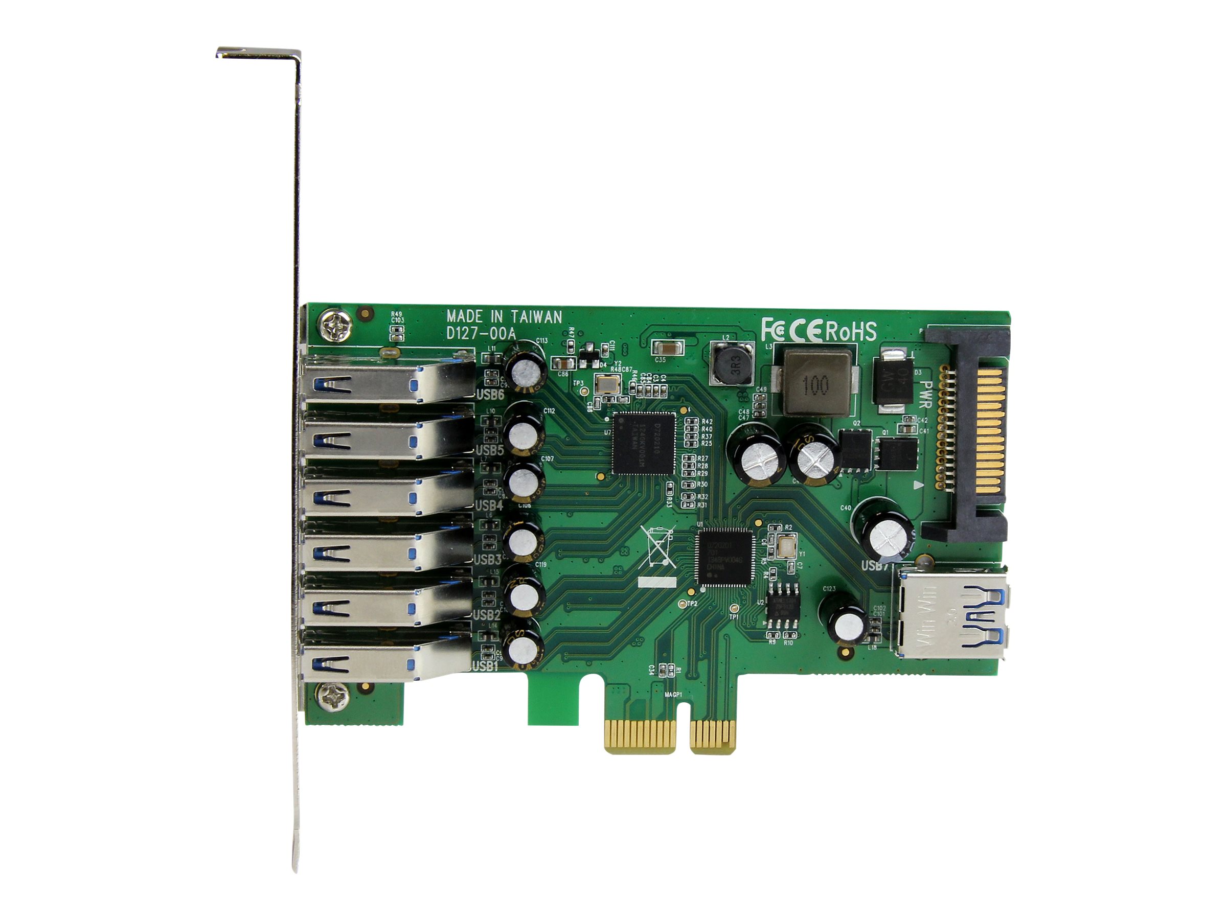 StarTech.com 7 Port PCI Express USB 3.0 Karte