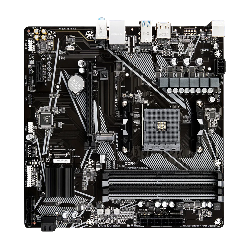 Gigabyte A520M DS3H V2 Motherboard micro ATX AM4