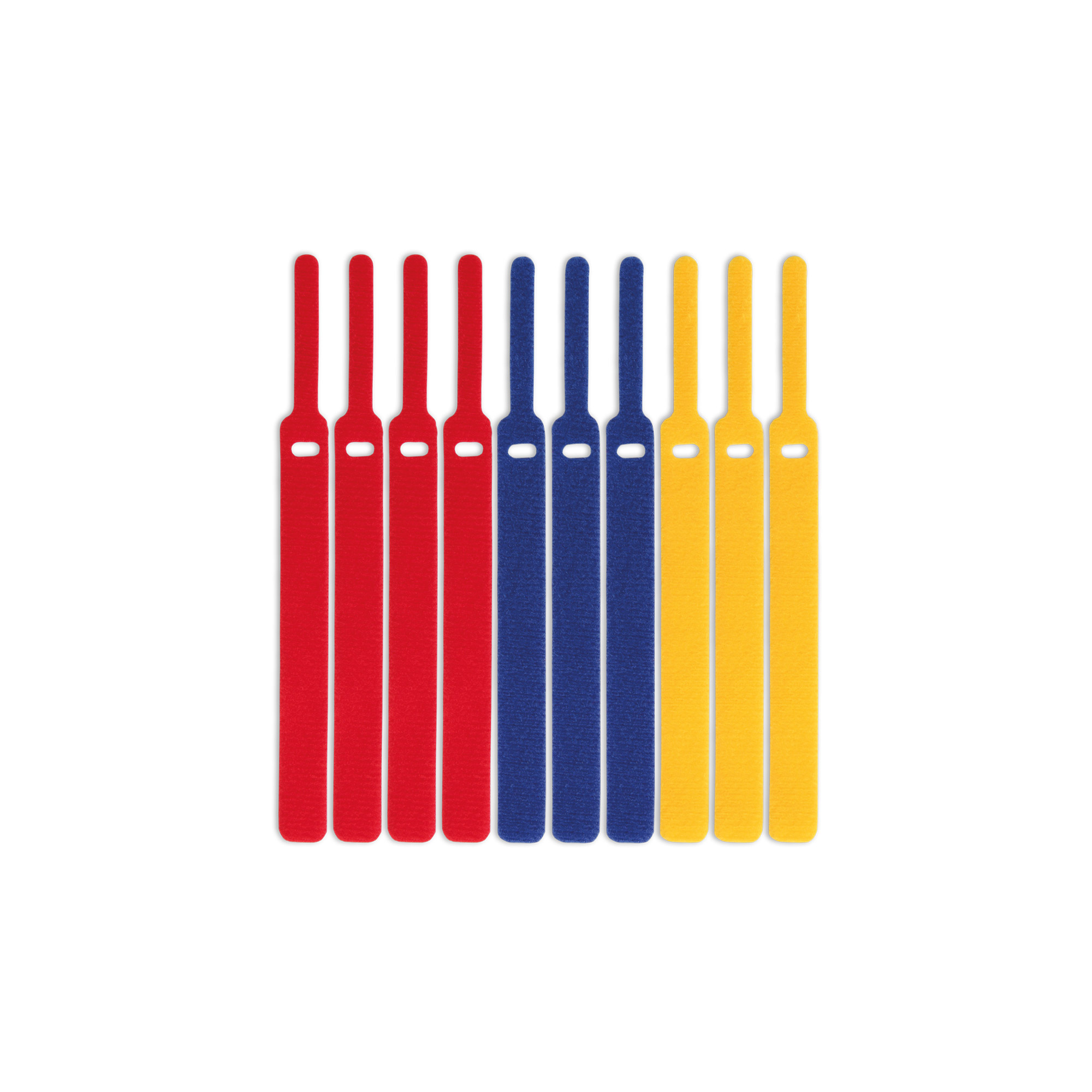 Label-the-cable LTC Basic Straps 17 cm Blau Gelb Rot