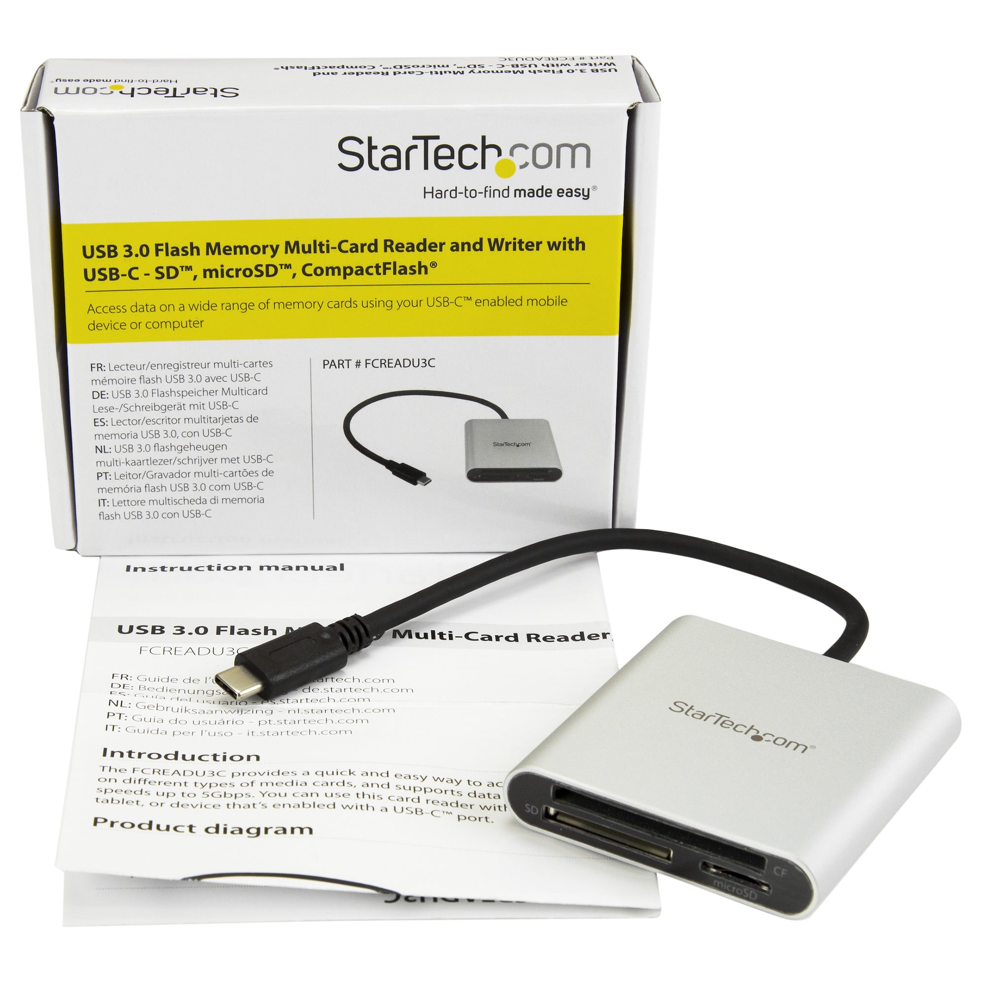 StarTech.com USB 3.0 Kartenleser USB-C