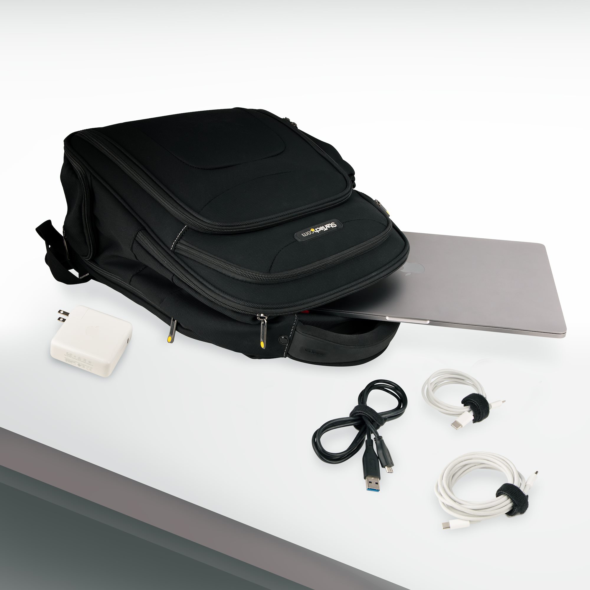 StarTech.com Klettkabelbinder Set 15 cm wiederverwendbare 50 Stück