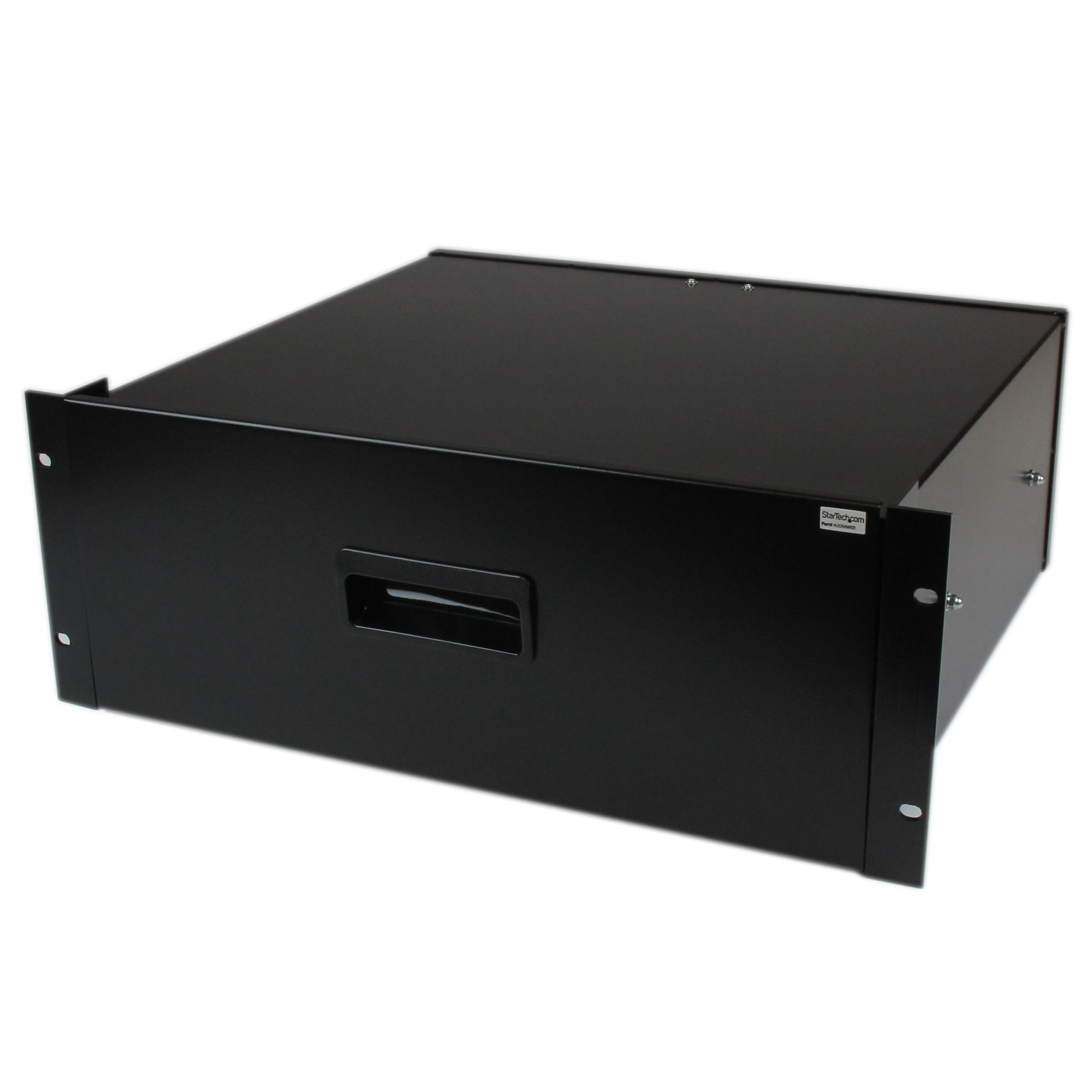 StarTech.com 4HE Rackschublade Stahlblech Schwarz