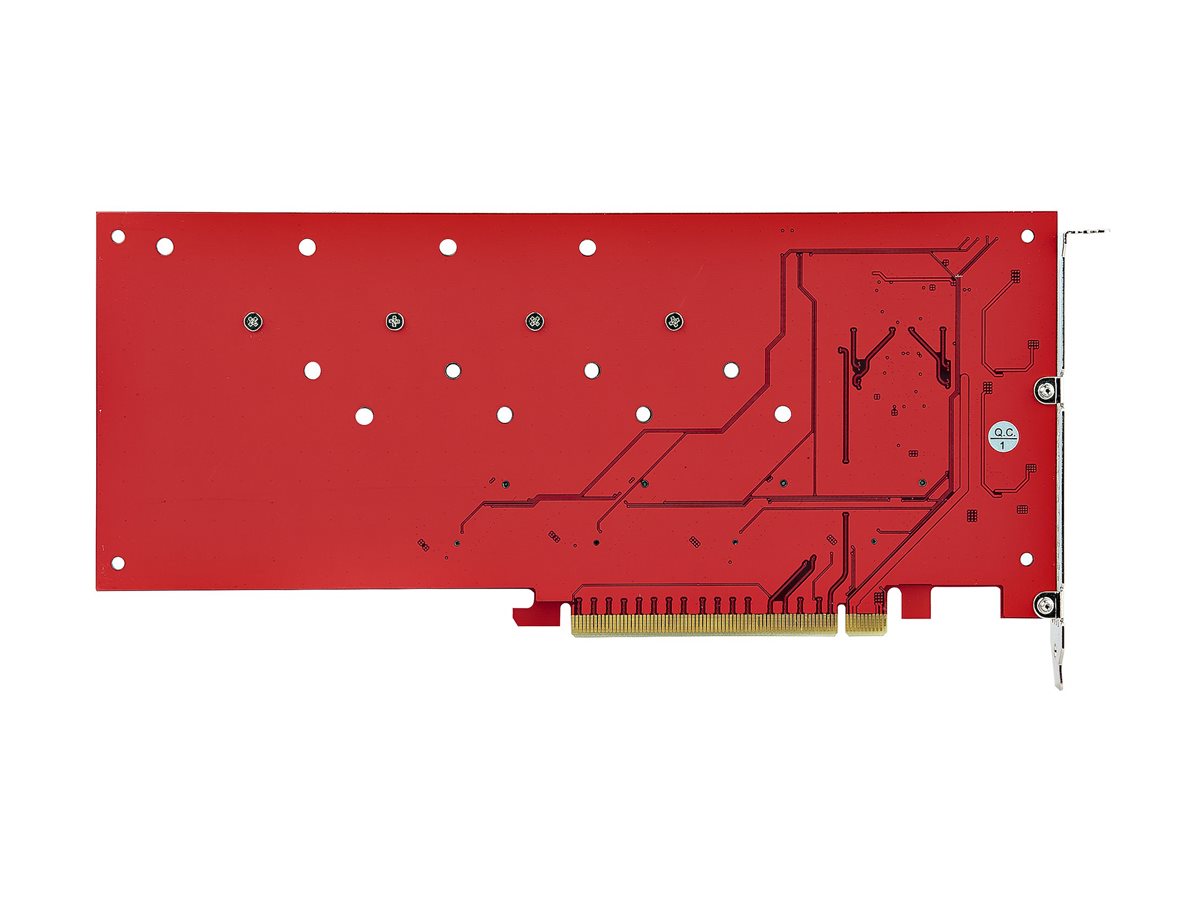 StarTech.com Quad M.2 PCIe Adapter PCI Express 4.0 7.8GBps NVMe