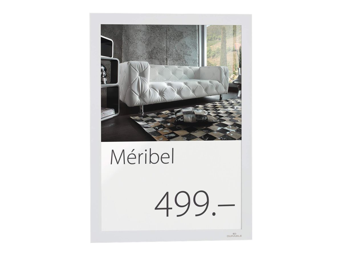 Durable DURAFRAME A4 weiß doppelseitig