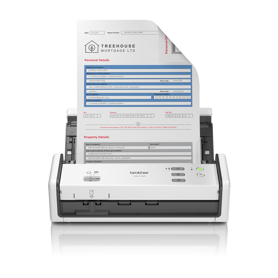 Brother ADS-1300 Dokumentenscanner Duplex