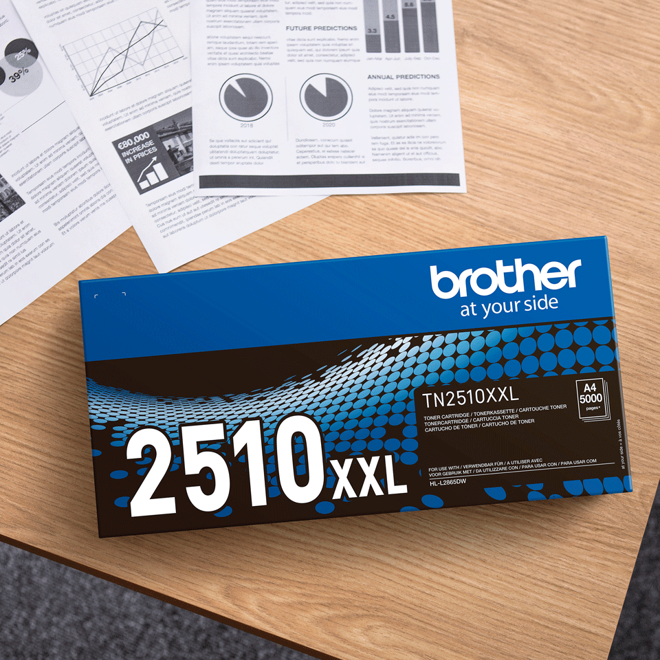 Brother TN-2510XL Toner, sehr hohe Kapazität