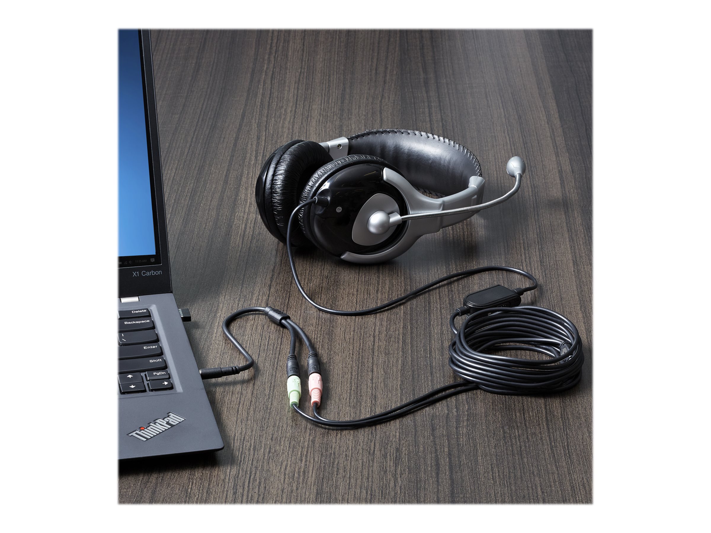 StarTech 3,5mm Headset Splitter 4-pol. auf 3-pol.