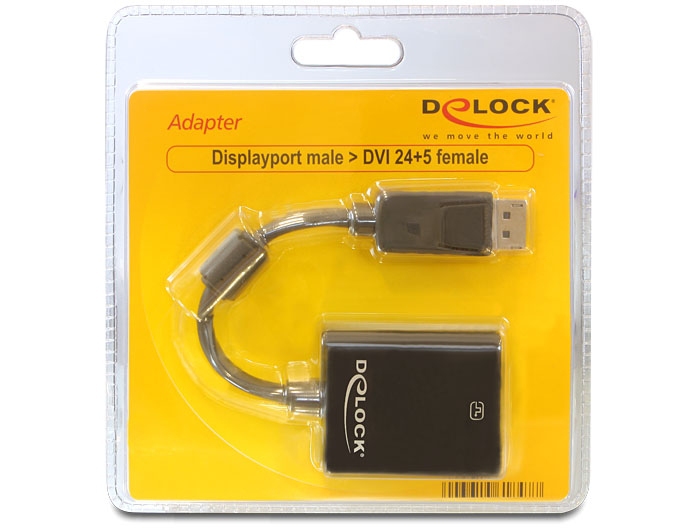Delock DisplayPort zu DVI-I Adapter