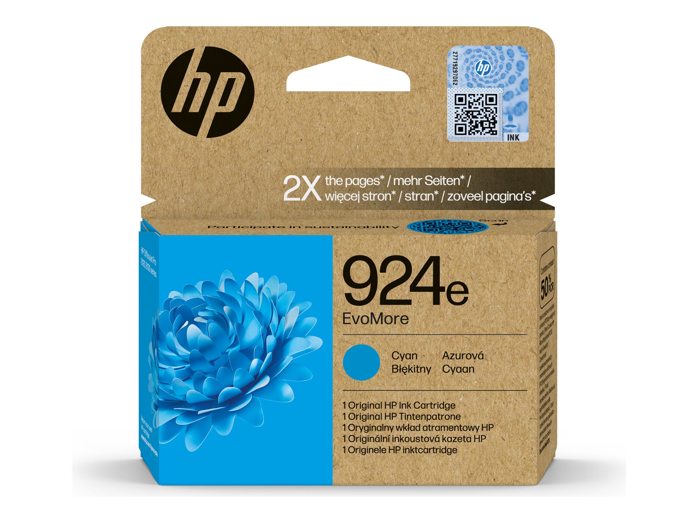 HP 924e EvoMore Cyan