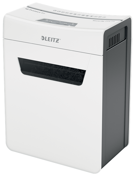 Esselte Leitz IQ 8X Protect Premium weiß Partikelschnitt P-4 bis 8 Blatt