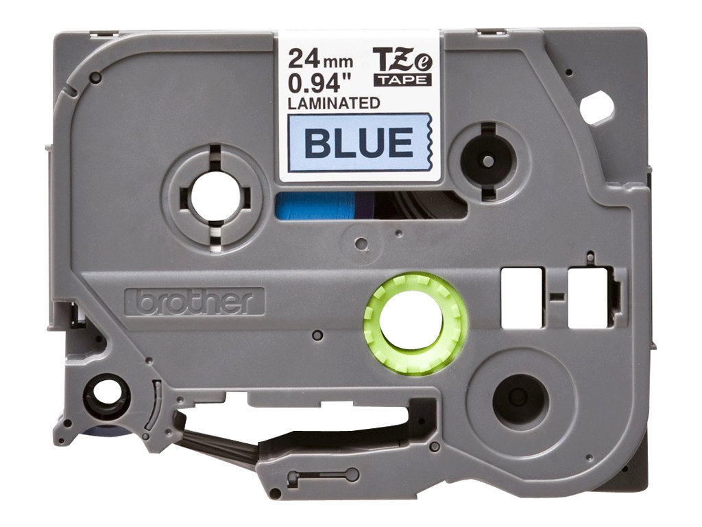 Brother TZe-551 24mm Schwarz auf Blau