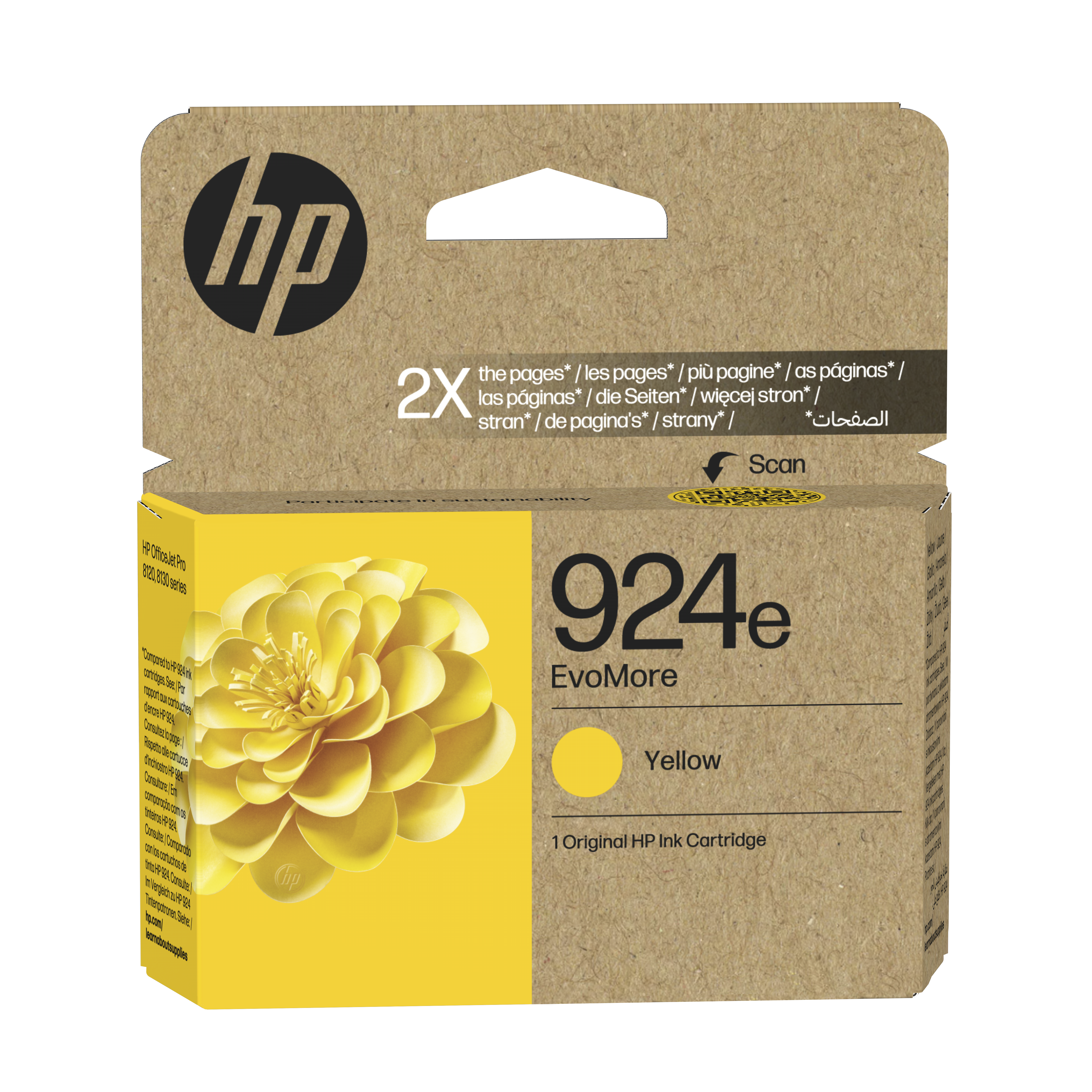 HP 924e EvoMore Gelb