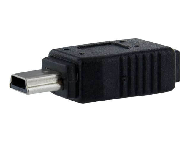 StarTech.com Micro USB auf Mini USB 2.0 Adapter Bu/St Schwarz