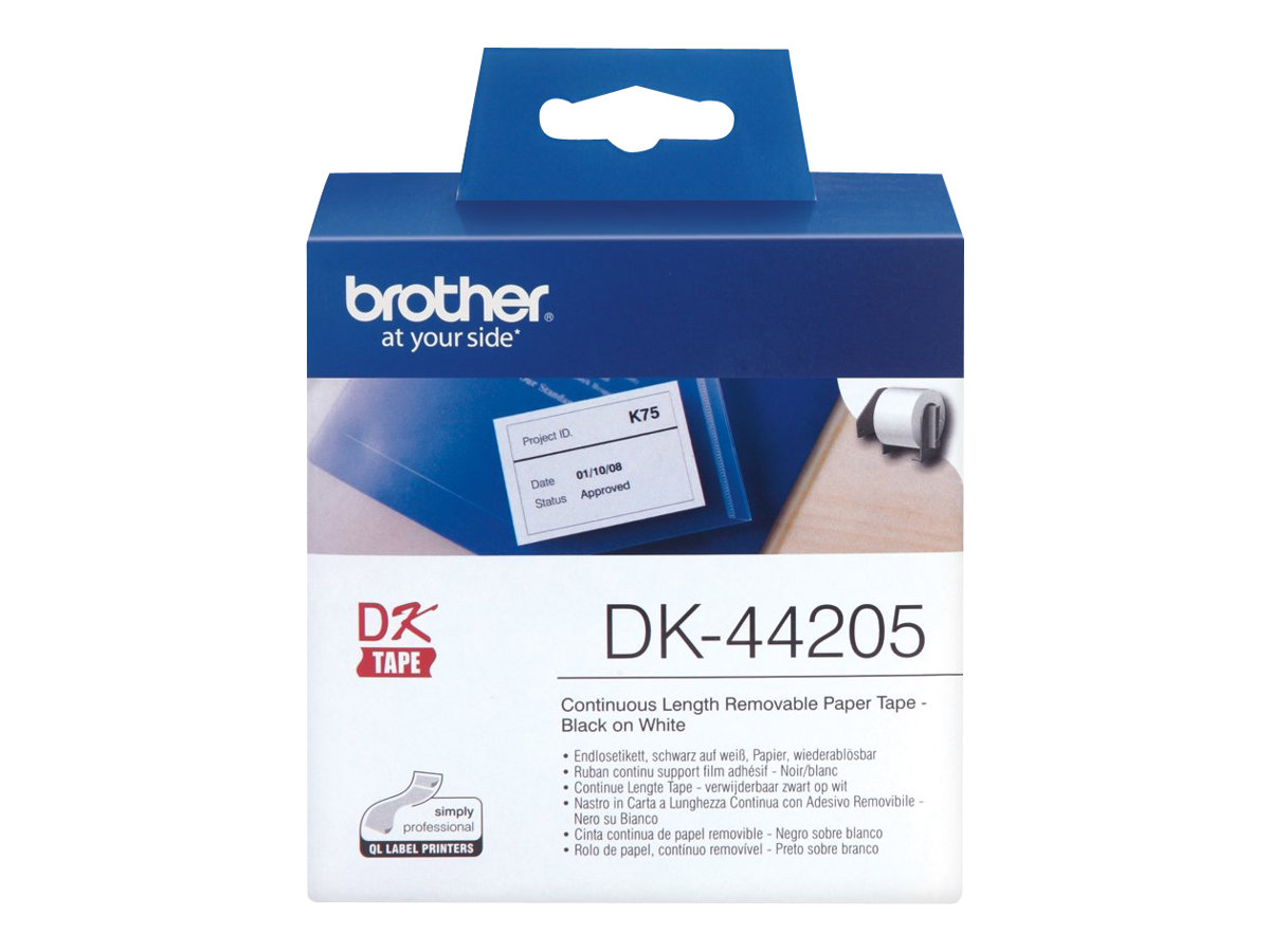 Brother DK44205 Etiketten-Rolle 62mm