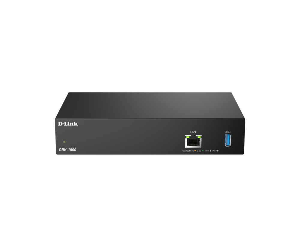 DLINK DNH1000 Nuclias Network Controller unterstuetzt bis zu 500 Geraete 1x 25G Ethernet 1x USB 30