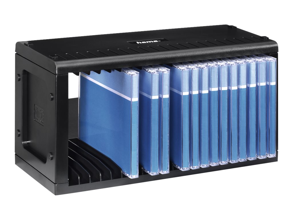 Hama CD Rack 20 Kunststoff Schwarz