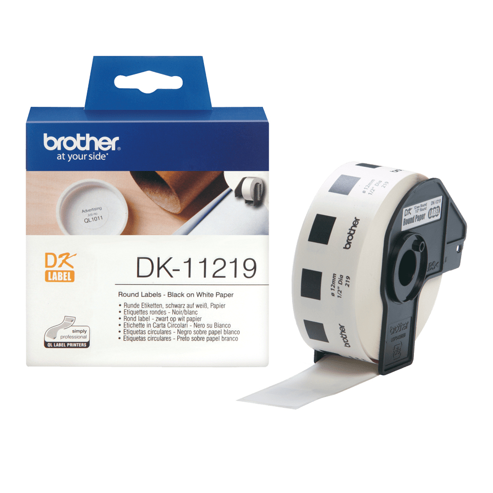 Brother DK-11219 Etiketten-Rolle 12mm